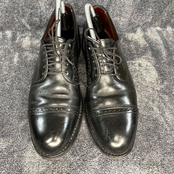 Allen Edmonds Lexington Black Cap Toe Oxford Shoes Mens 9.5 D Leather USA main image 5